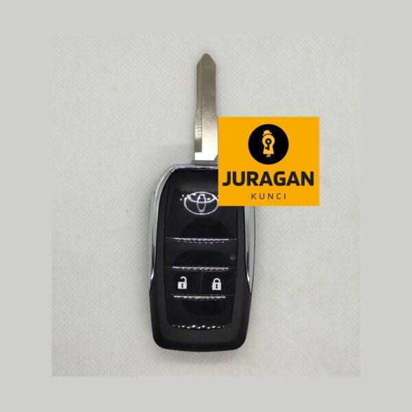Casing Kunci Lipat Yaris, Casing Kunci Lipat Toyota Innova 2 Tombol, Casing Fortuner, Casing Calya