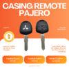 Casing Kunci Remote Mobil Mitsubishi Pajero | Mirage |Triton | Grandis | Lanser